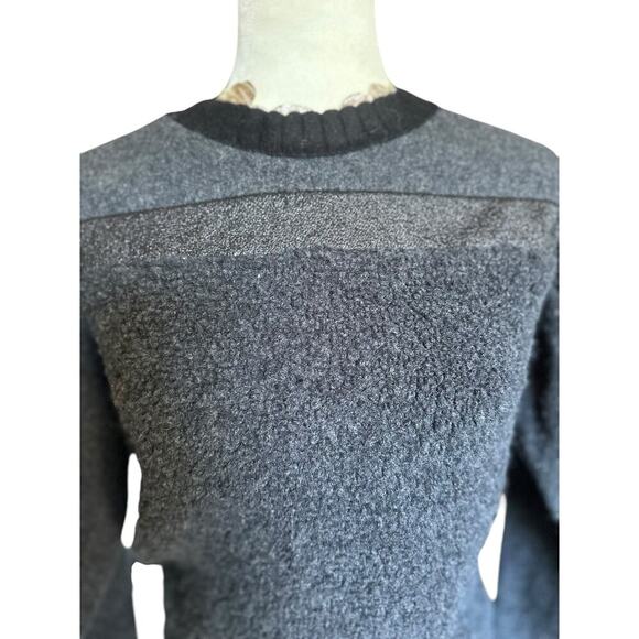 Cedric Charlier Ikram for AEFFE Spa 100% Virgin Wool Colorblock Sweater - Picture 2 of 7